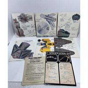 Vintage 1979 Star Trek TMP Action Fleet Punch Out Put Together Set J-5307